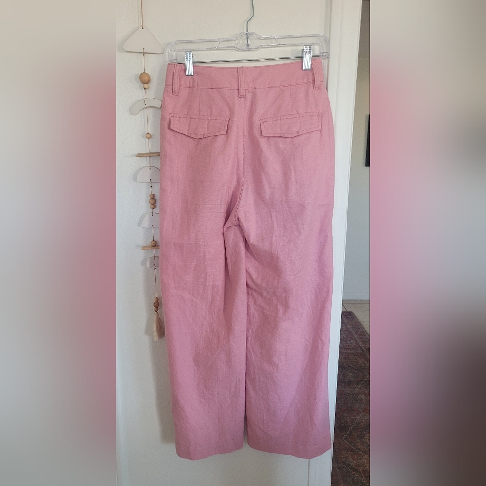 Gap Pink Wide-Leg Pants
